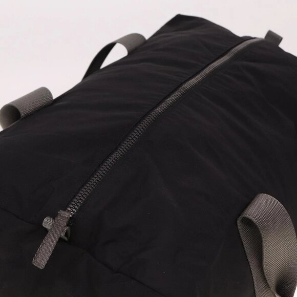 PRADA Boston Bag Nylon Black Gray Auth 76178 - Picture 7 of 16